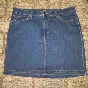 Lee Denim Blue Women's Skirt
